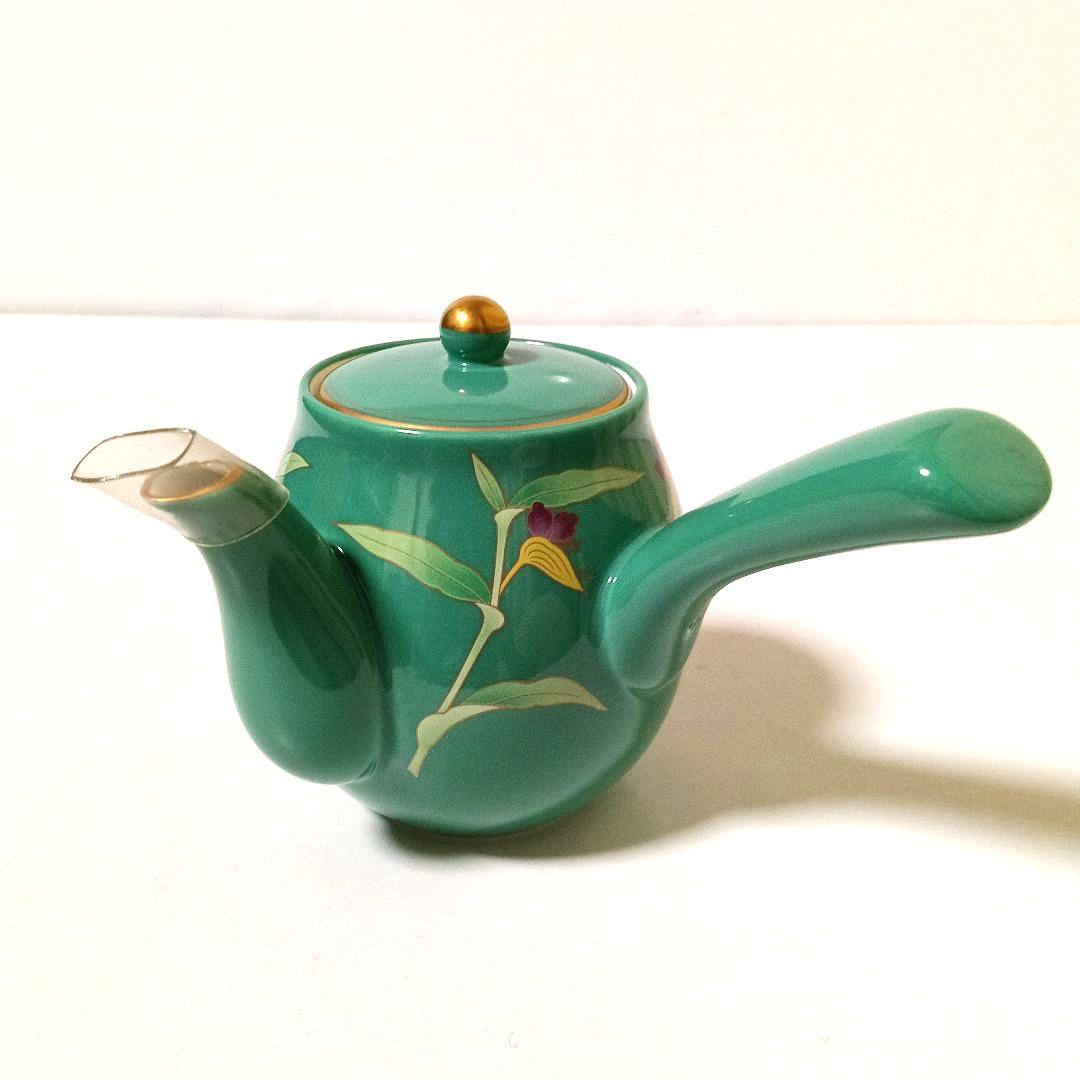 未使用 香蘭社 はなむけそう 餞草 茶器揃 グリーン 露草