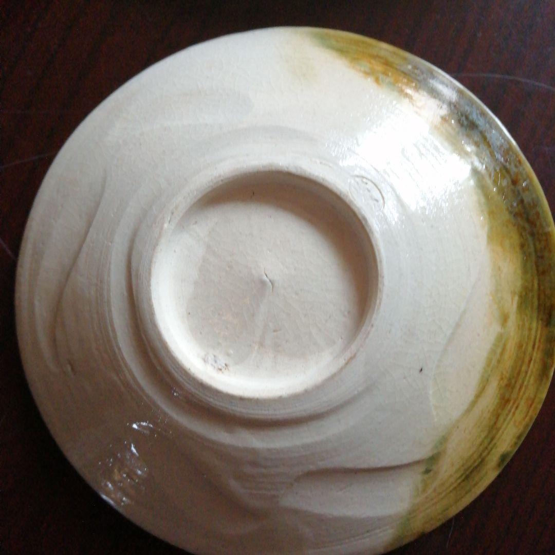 瀬戸焼　加藤作助　織部絵替銘々皿　20枚　13.3cm　昭和初期～中期