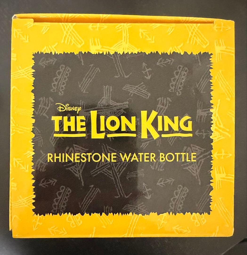 ○未使用 劇団四季 ライオンキング ラインストーンウォーターボトル おまけ付き