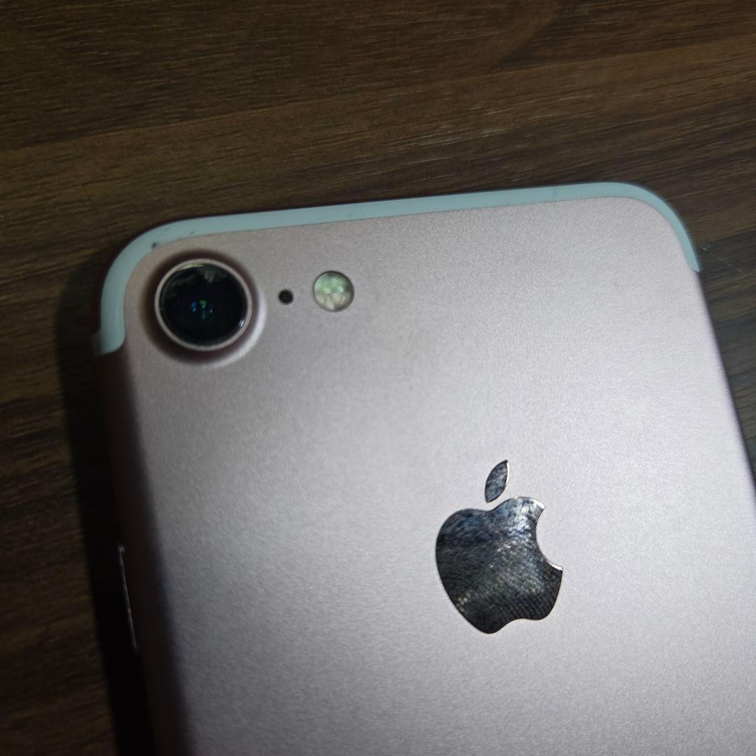 iPhone7 ピンク 32GB SIMフリー バッテリー100％ ネコポス発送