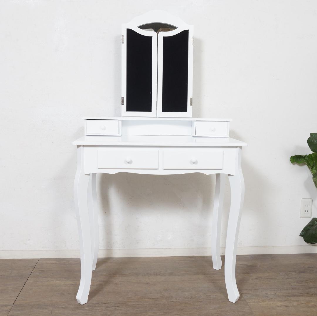 【新品・未使用】　ヨーロピアン調　猫脚　ドレッサー＆チェアー　セット