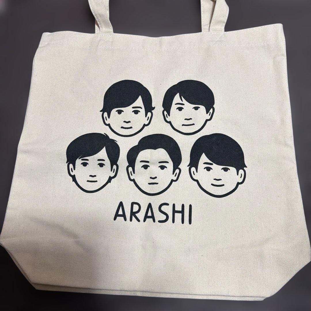 嵐　嵐を旅する展覧会　トートバッグ　ラゲッジマーク
