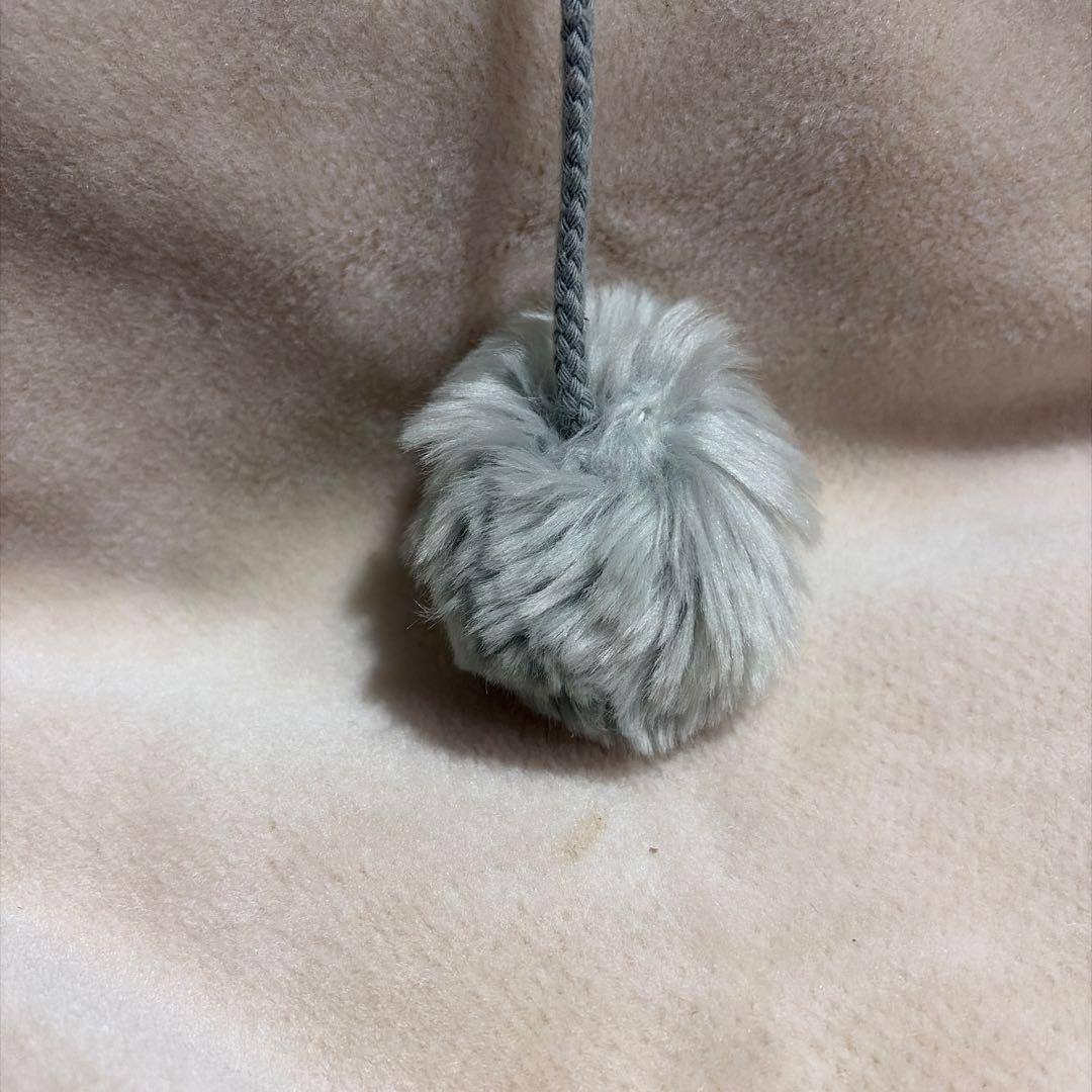 東京ディズニーリゾート ヒョウ柄ファンキャップ　グレー　シルバーリボン　旧型