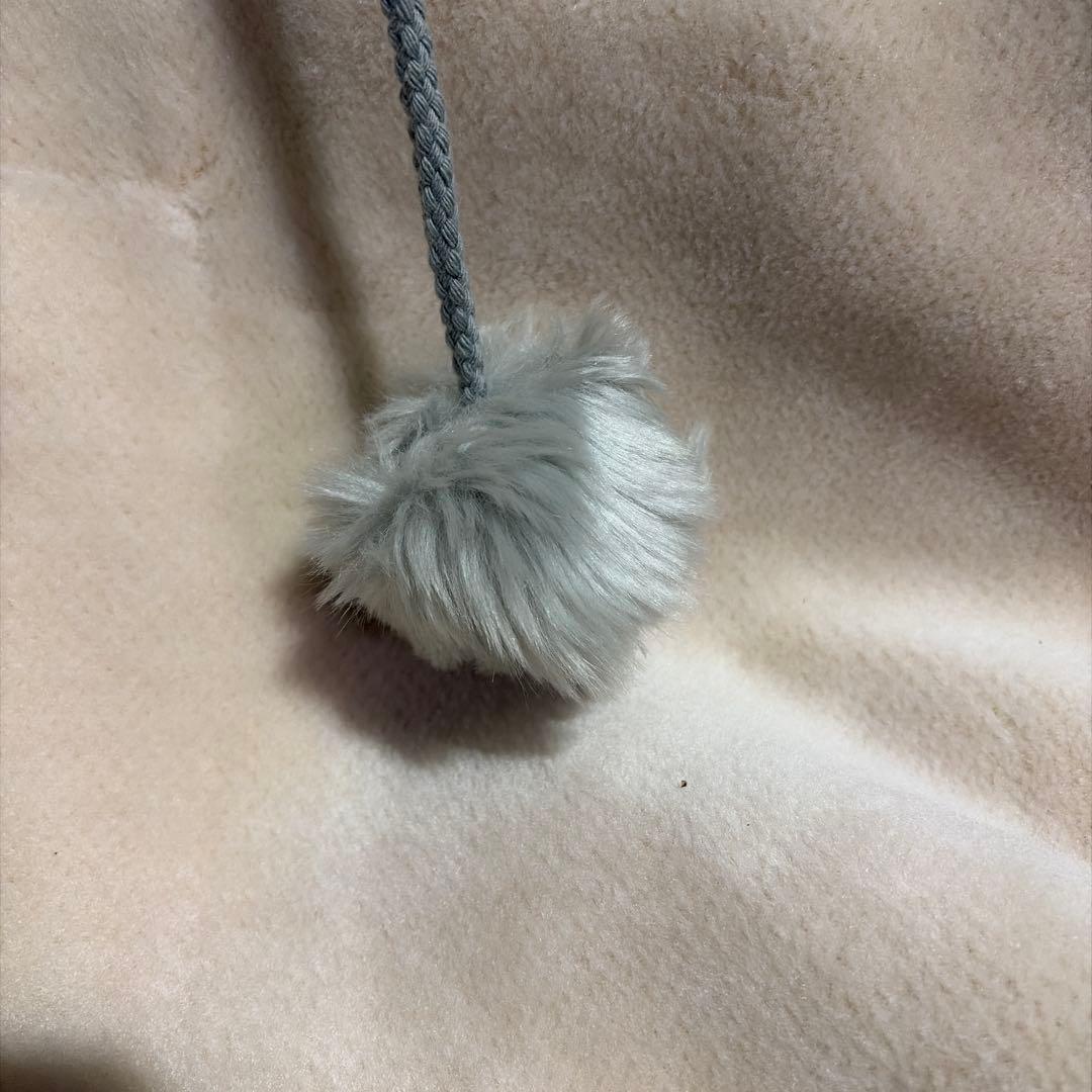 東京ディズニーリゾート ヒョウ柄ファンキャップ　グレー　シルバーリボン　旧型