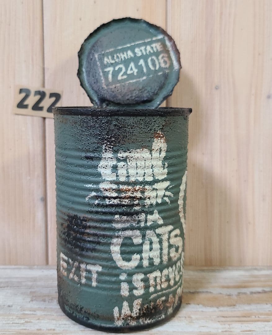 なぎ様♥♥♥専用です。222 蓋付きのっぽ缶、リメ缶