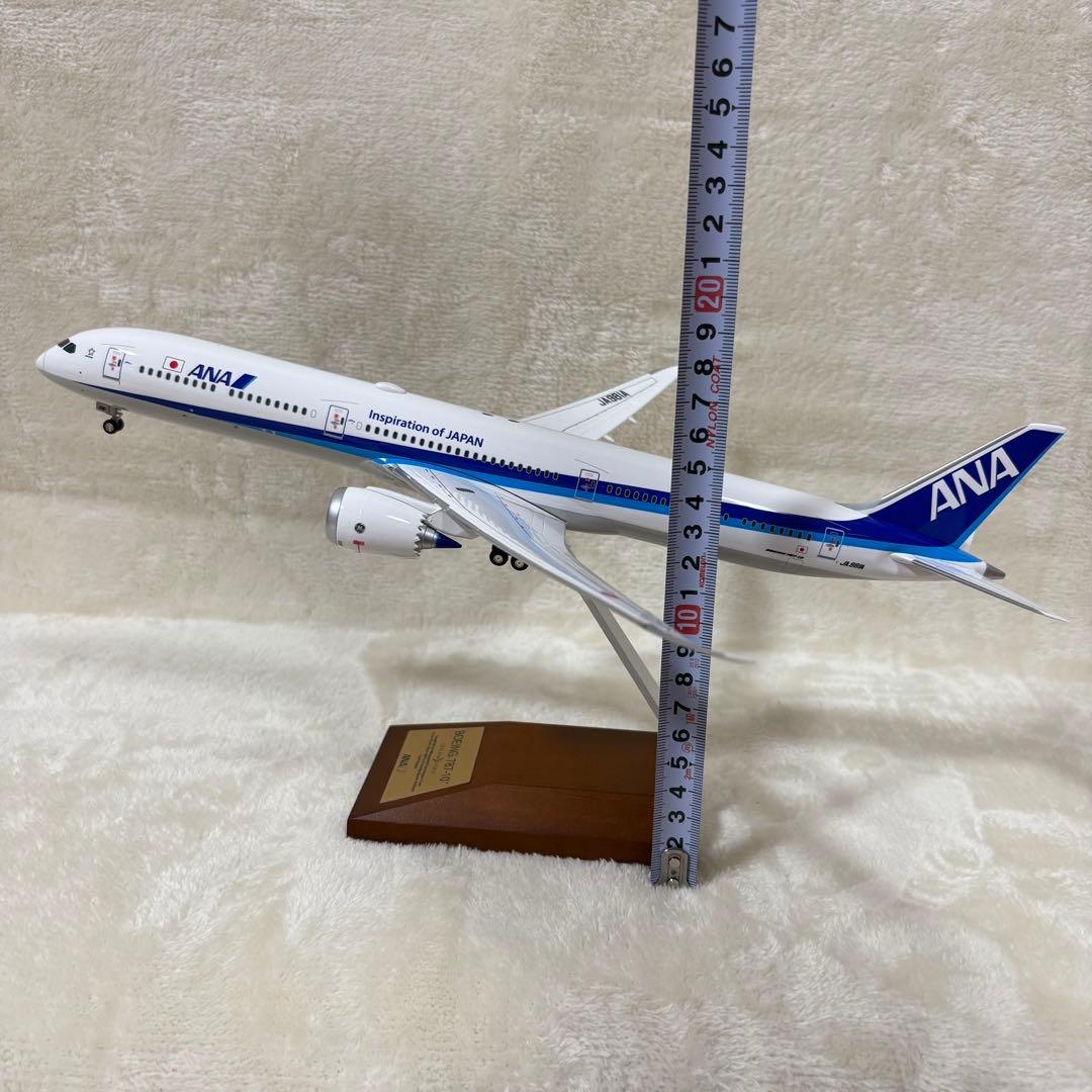 ANA ボーイング787-10 1/200 DREAMLINER 模型 木製台座