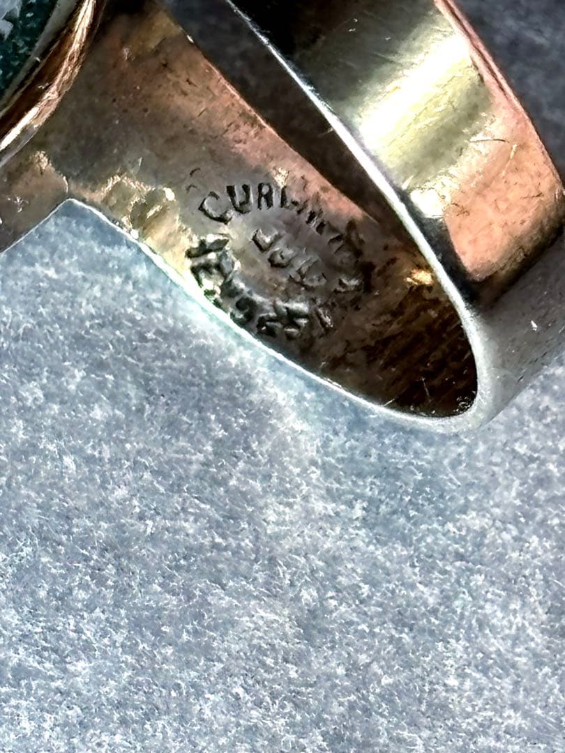 vintage イーグルヘッド　Mexico 指輪　starring