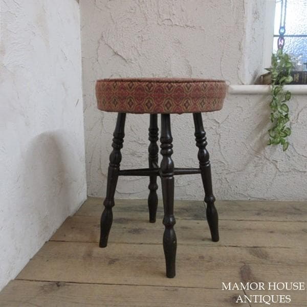 イギリス アンティーク 家具 スツール キッチンスツール イス 英国 4767e