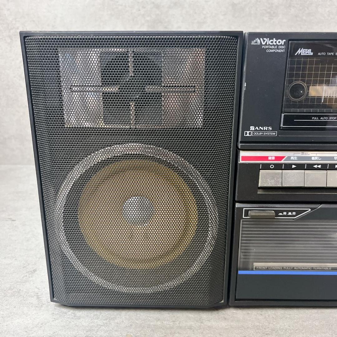 Victor ビクター レコードプレーヤー付 ラジカセ DC-33 ブラック