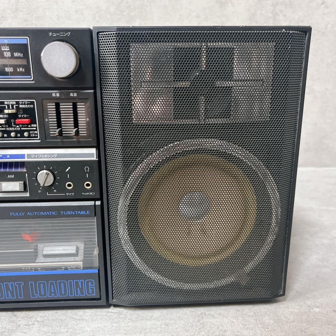 Victor ビクター レコードプレーヤー付 ラジカセ DC-33 ブラック