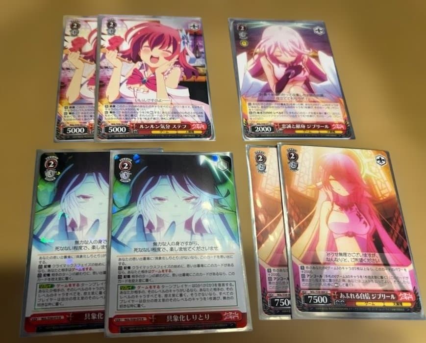 WS　ノーゲーム・ノーライフ　ノゲラ　ノゲノラ　赤単　8電源デッキ