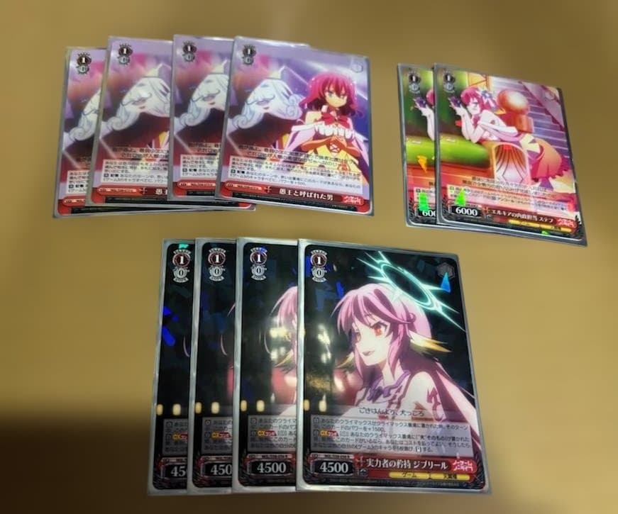 WS　ノーゲーム・ノーライフ　ノゲラ　ノゲノラ　赤単　8電源デッキ