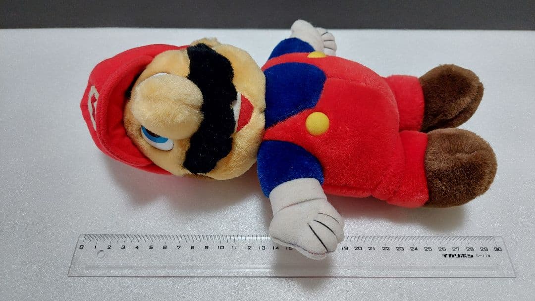スーパーマリオブラザーズ マリオ ぬいぐるみ レトロ