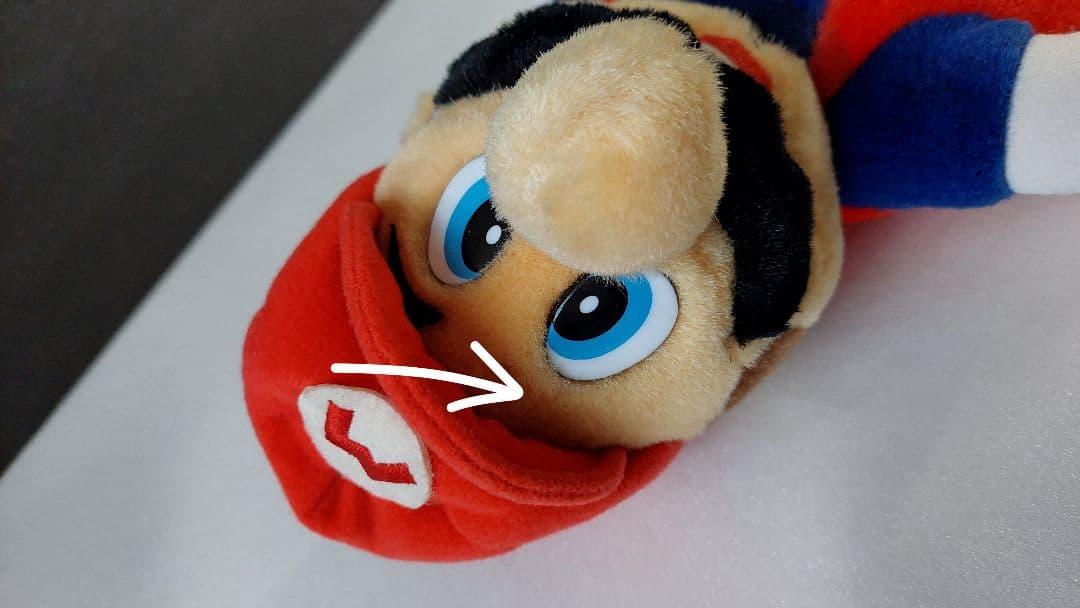 スーパーマリオブラザーズ マリオ ぬいぐるみ レトロ