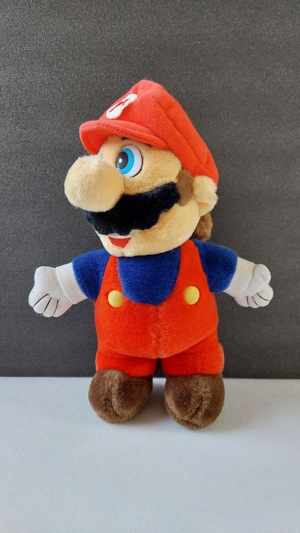 スーパーマリオブラザーズ マリオ ぬいぐるみ レトロ