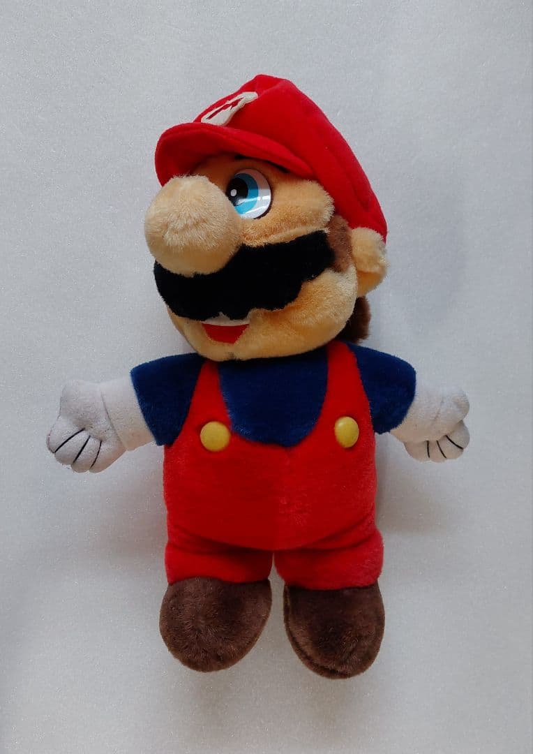 スーパーマリオブラザーズ マリオ ぬいぐるみ レトロ