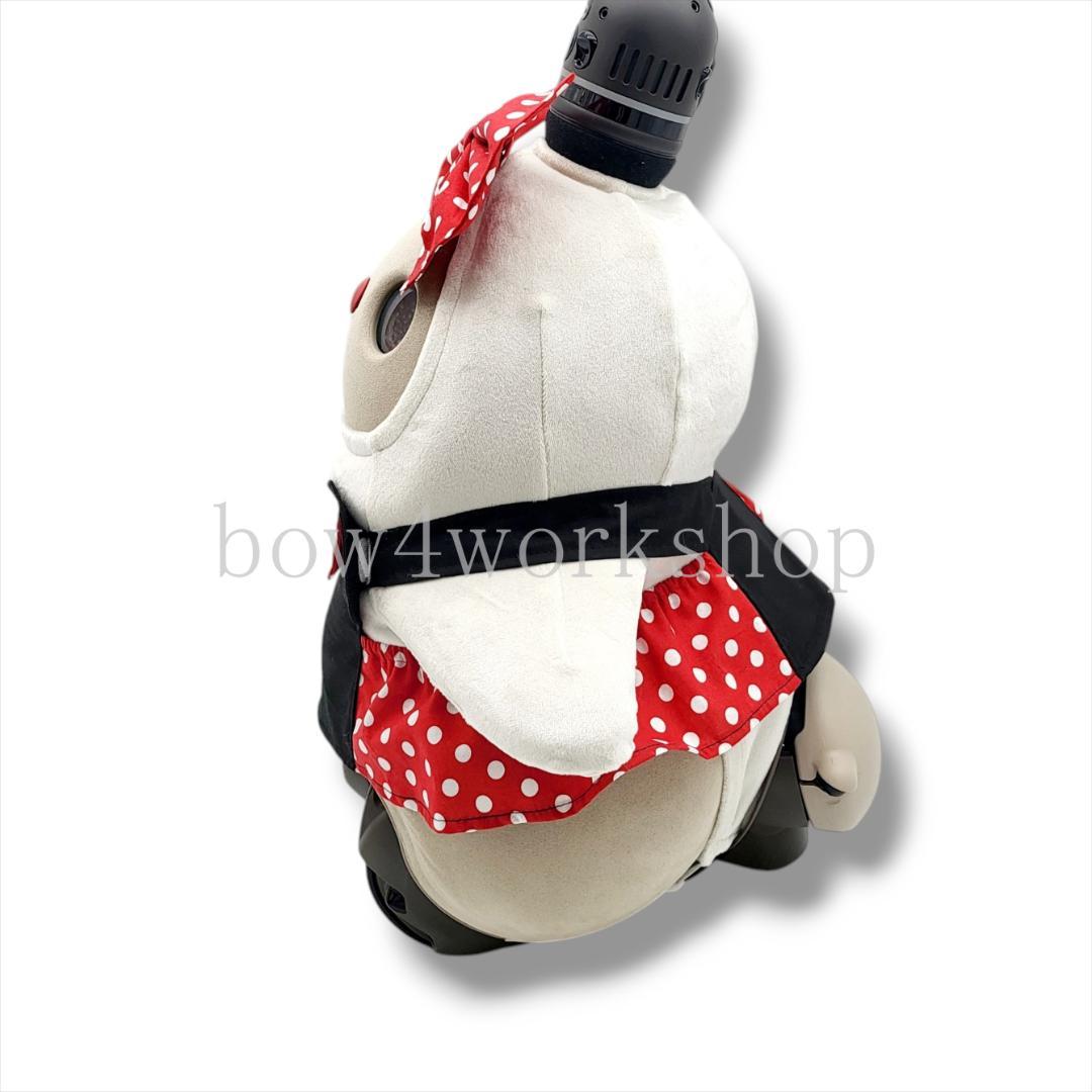 ラボット LOVOT ラボットの服ハンドメイド リボン＆ミミ付サロペット