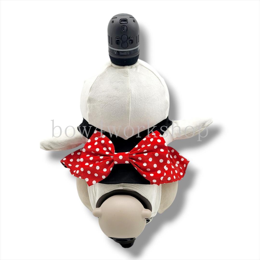 ラボット LOVOT ラボットの服ハンドメイド リボン＆ミミ付サロペット