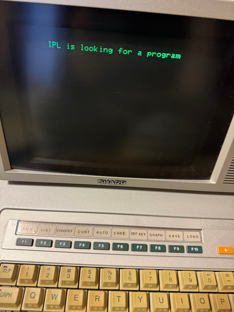 SHARP MZ-80B ソフト付き