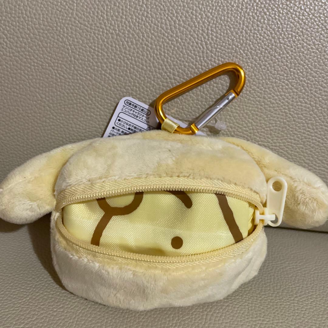 サンリオ　ポムポムプリンマスコット夢見るエンジェルなど 5点とエコバッグ１点