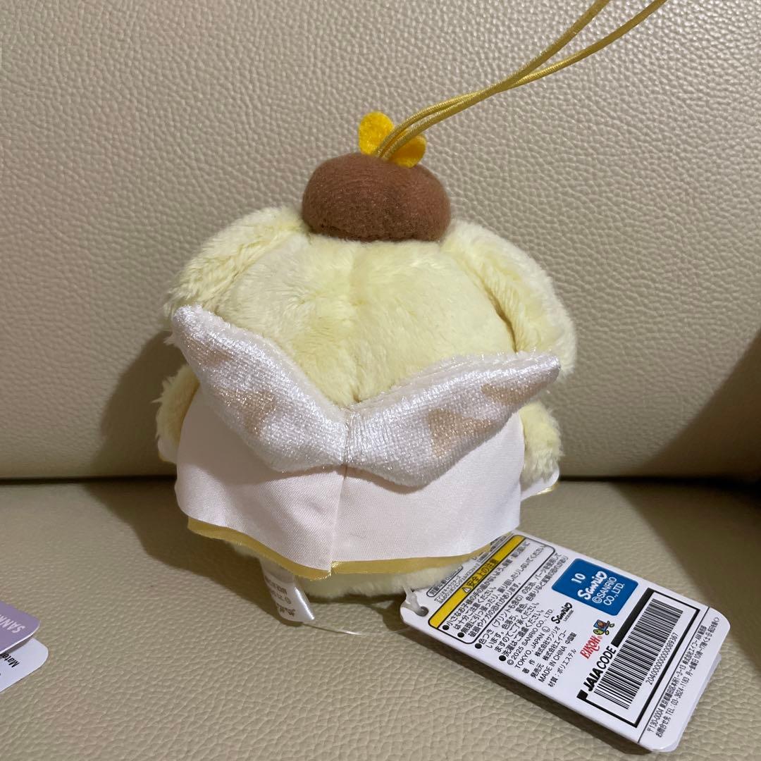 サンリオ　ポムポムプリンマスコット夢見るエンジェルなど 5点とエコバッグ１点