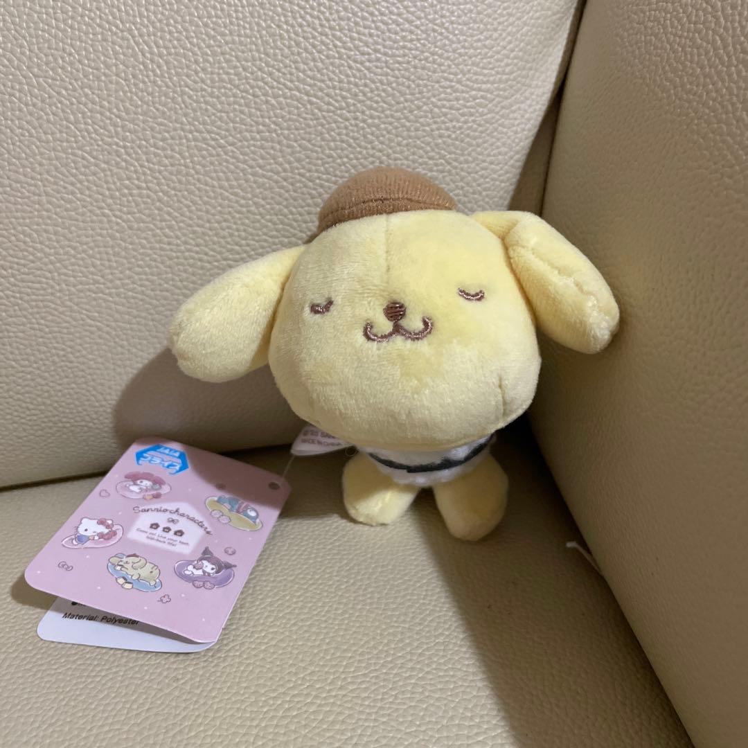 サンリオ　ポムポムプリンマスコット夢見るエンジェルなど 5点とエコバッグ１点