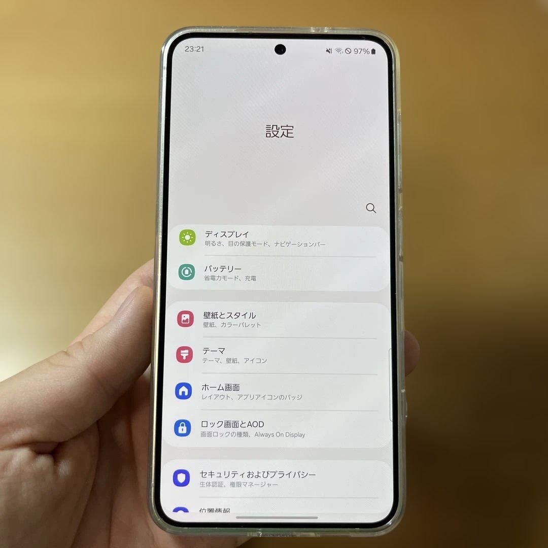 Galaxy S24 SIMフリー版 アンバーイエロー ROM256GB