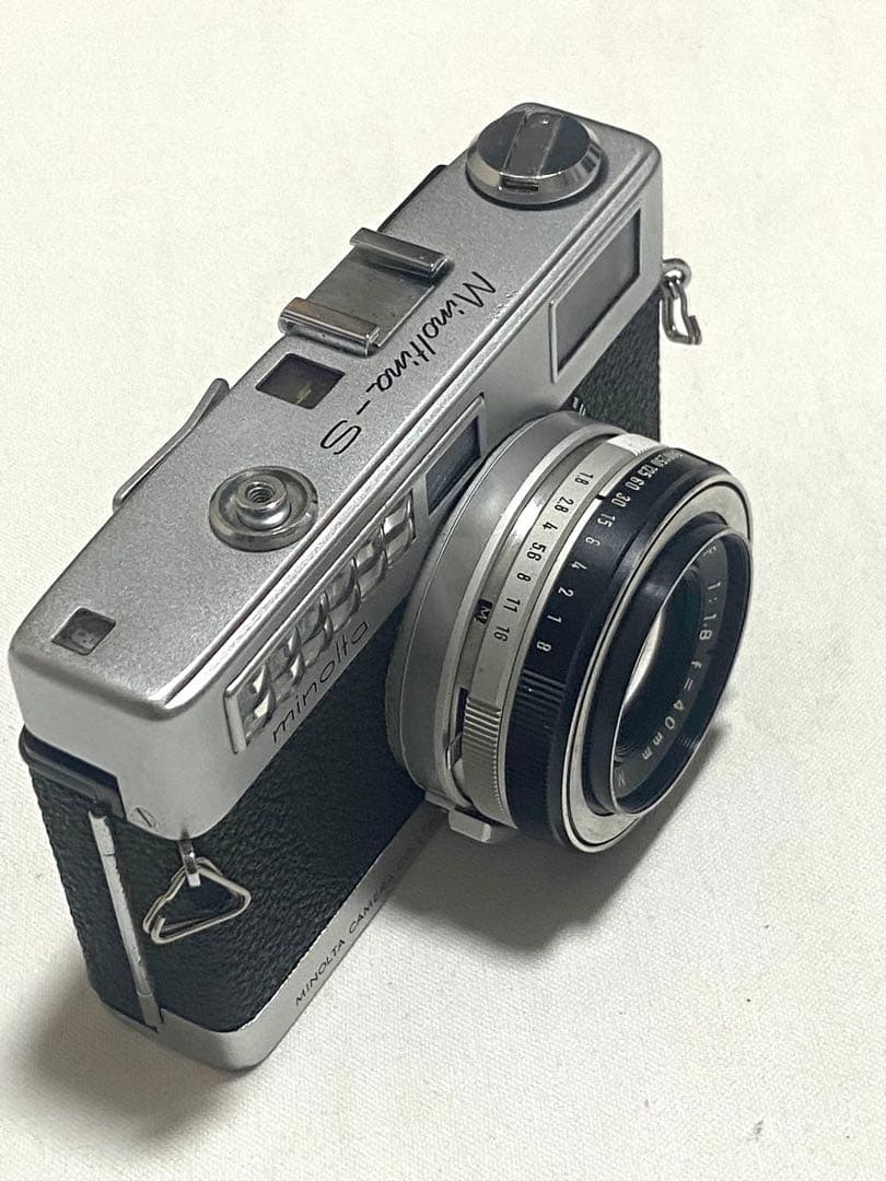 動作品MINOLTAミノルチナS f1.8 40mm ミノルタ　フィルムカメラ