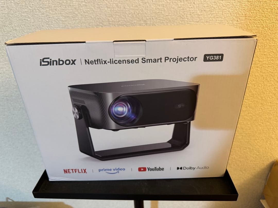 【新品未使用】家庭用 iSinbox プロジェクター