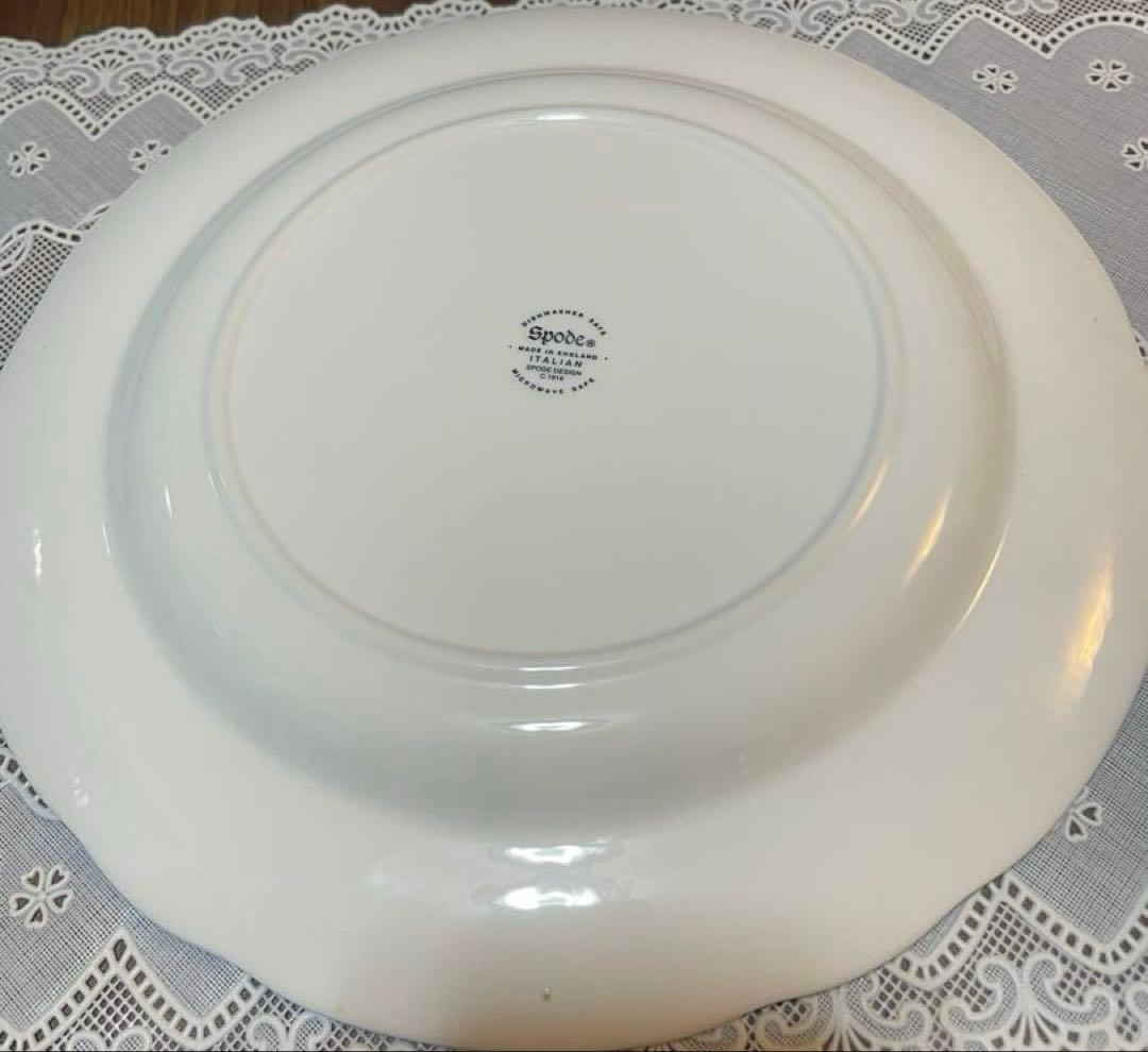 スポード Blue Italian ディナープレート 4枚セット英国製　定番人気