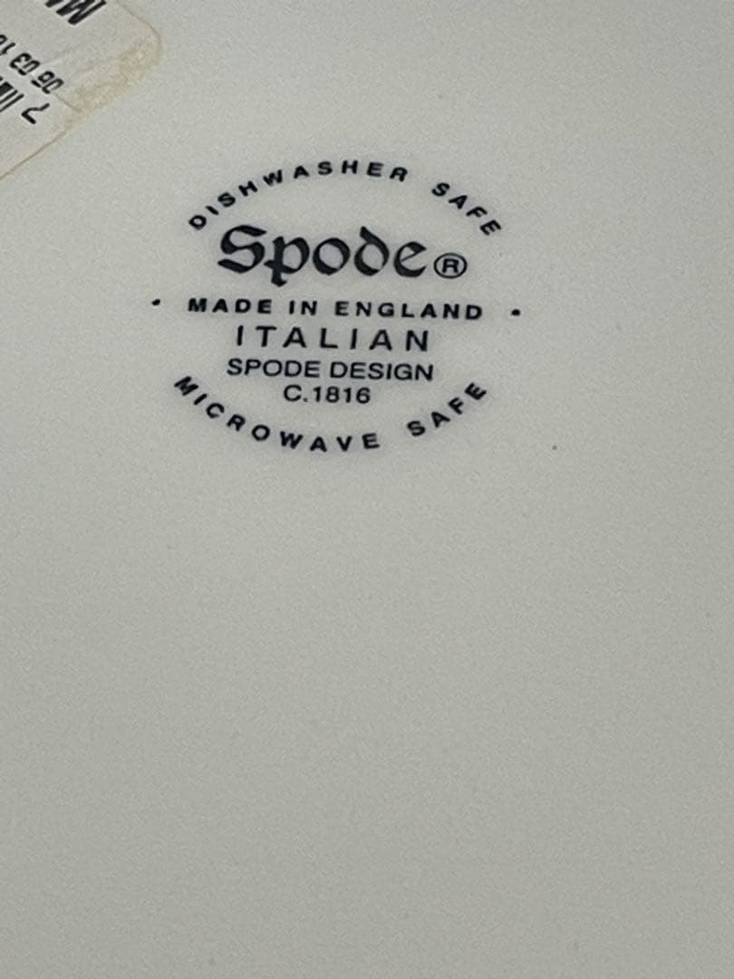 スポード Blue Italian ディナープレート 4枚セット英国製　定番人気