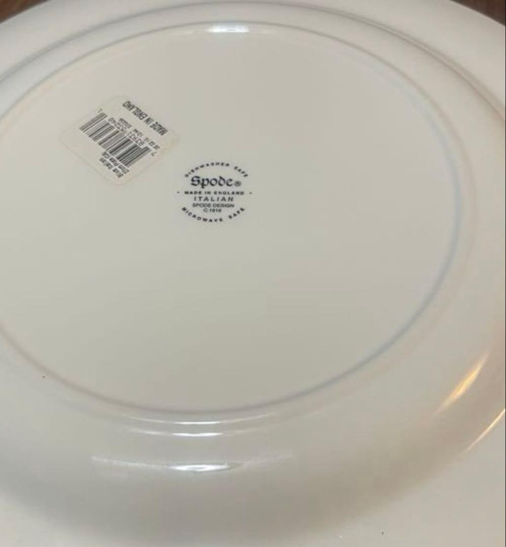 スポード Blue Italian ディナープレート 4枚セット英国製　定番人気