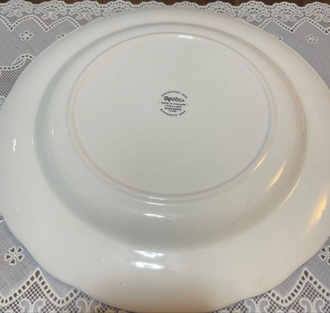 スポード Blue Italian ディナープレート 4枚セット英国製　定番人気