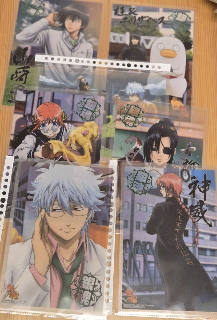 銀魂 48枚セット ビッグクリアコレクション 銀時 高杉 土方 沖田 神威