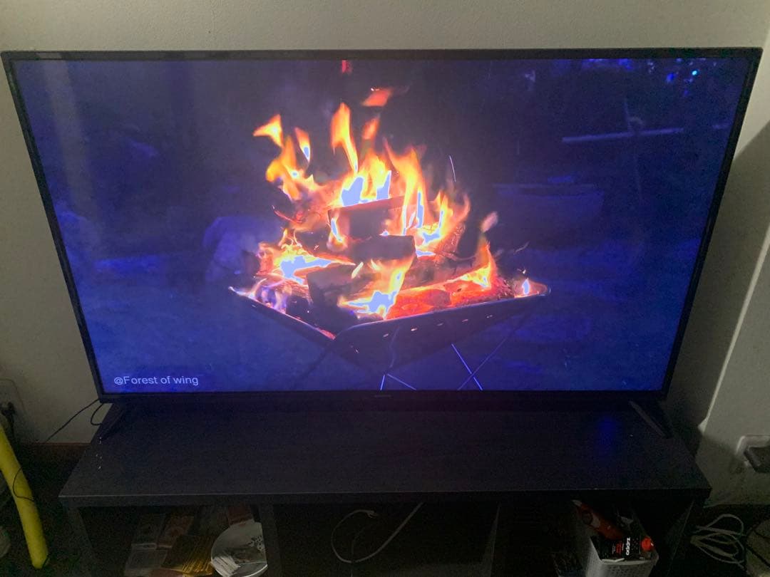 引き取り限定　55インチ 液晶テレビ maxzen HDD付き