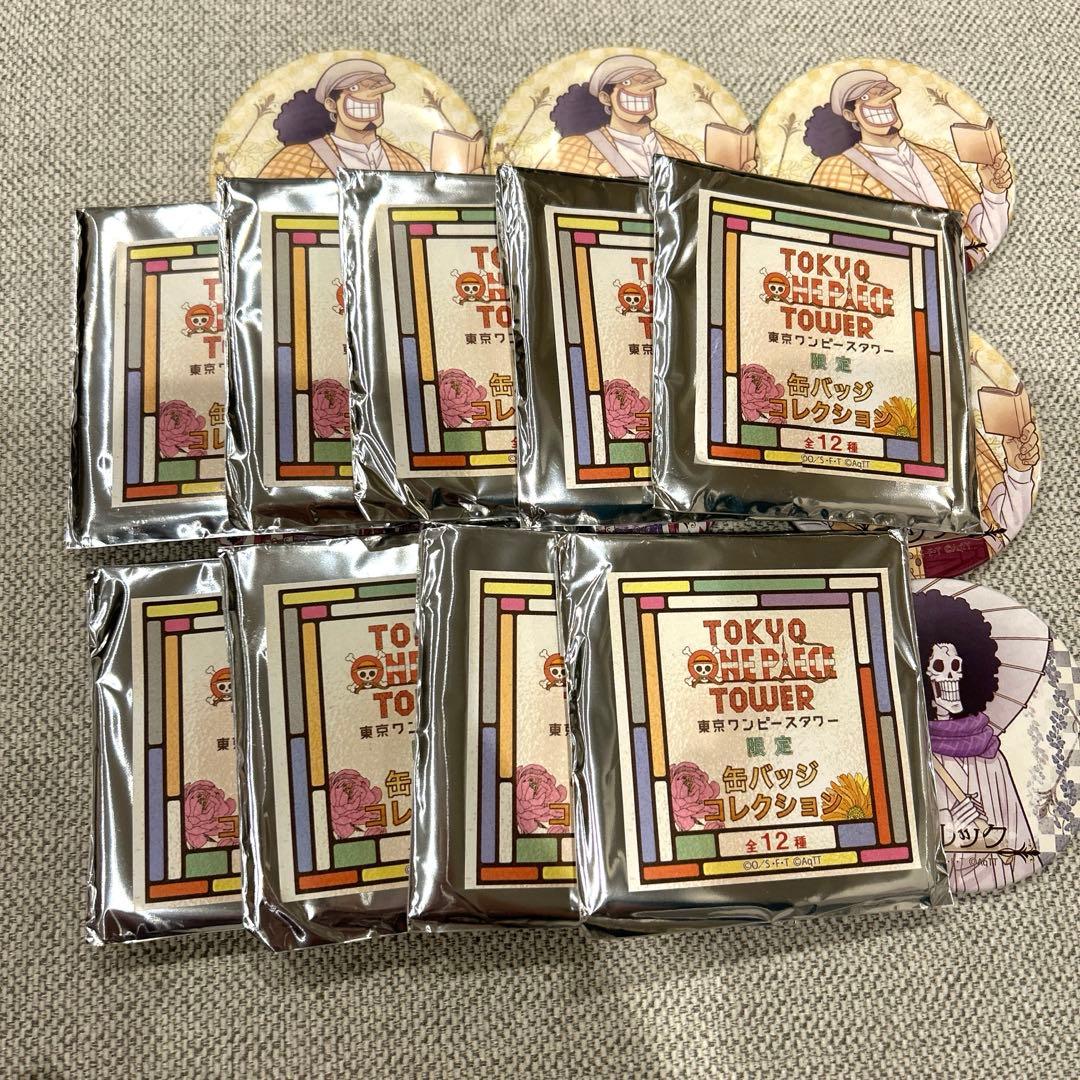 ワンピース 東京タワー　5周年　缶バッジ　9点セット
