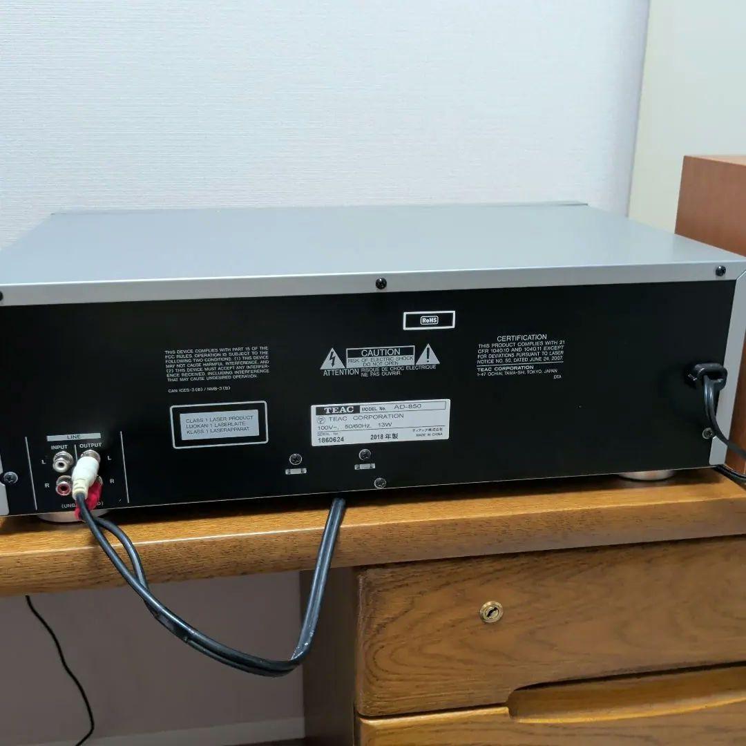 AD−850カセットデッキ/CDプレ−ヤ、AFINAアンプとスピーカー
