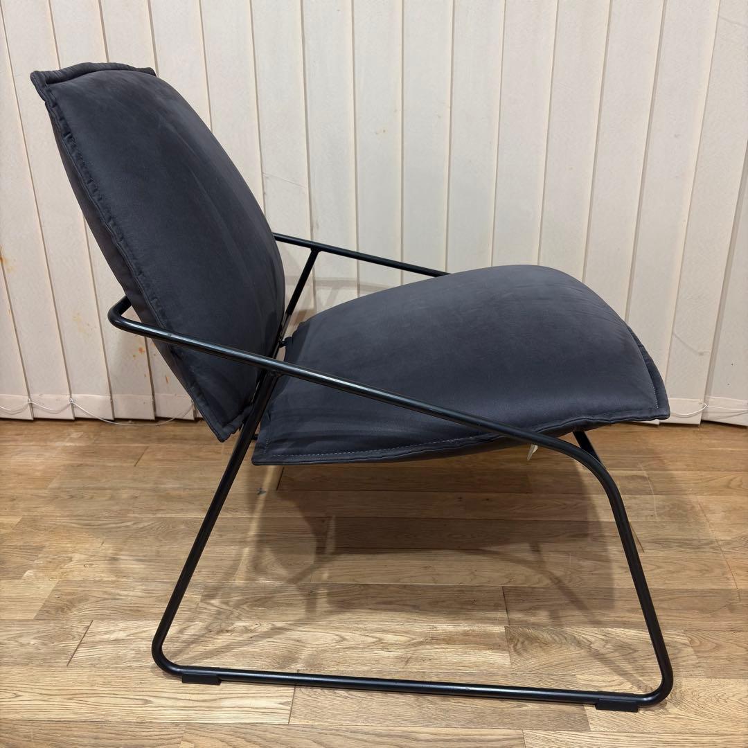 【廃盤】IKEA VILLSTAD チェア シングルソファ 限定品 1人掛け 黒