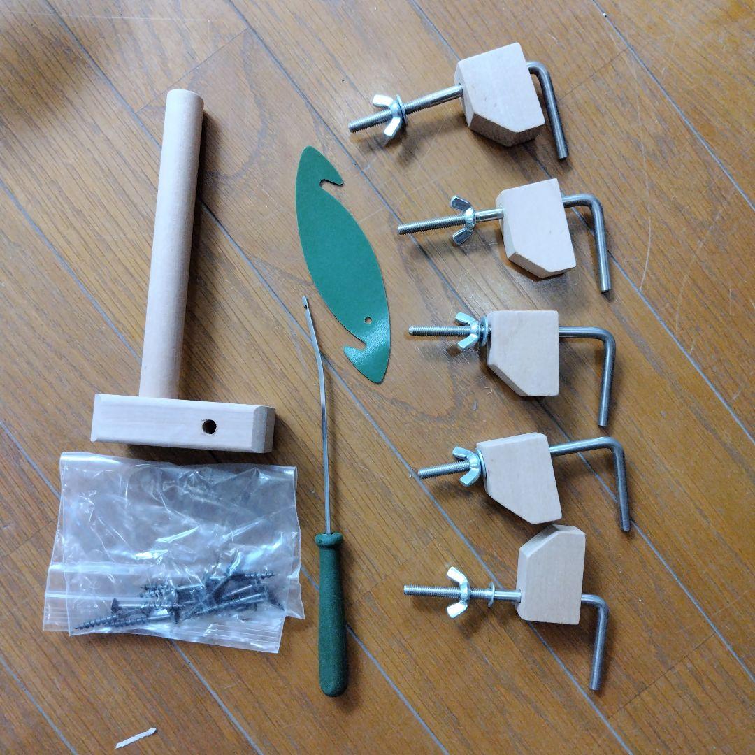 アシュフォード８０cm卓上織り機リジッドへドルashford