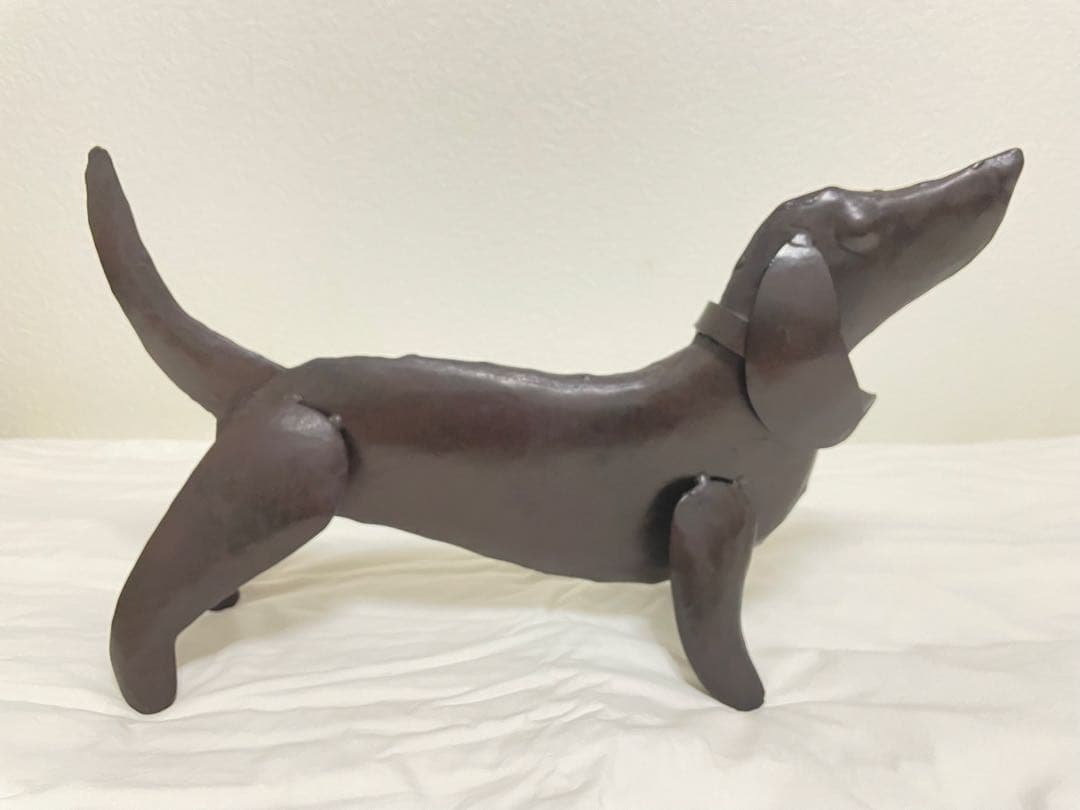 ヴィンテージ　アイアン犬置物