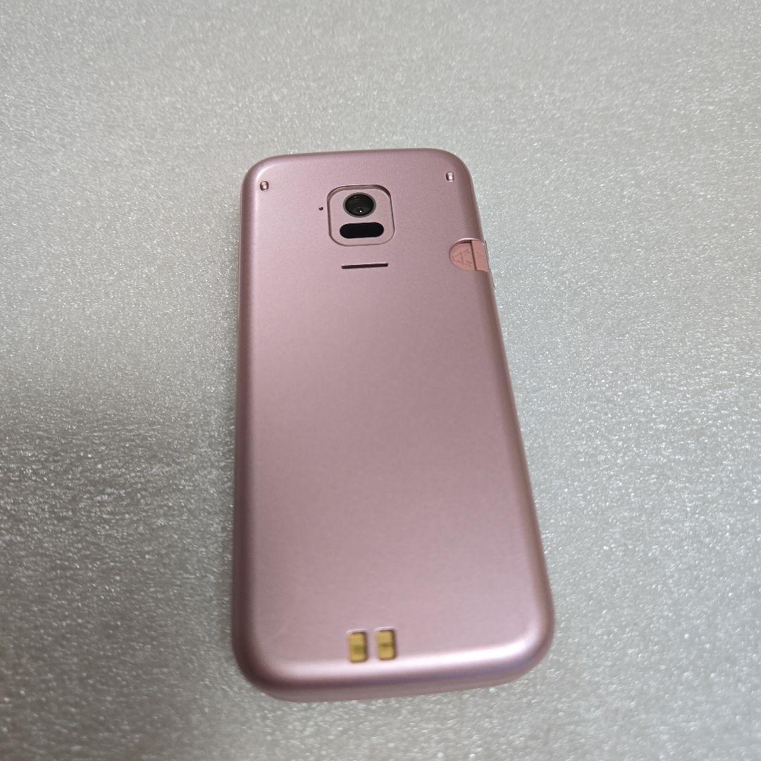 ドコモ らくらくホン F01M ピンク　説明書・充電器付