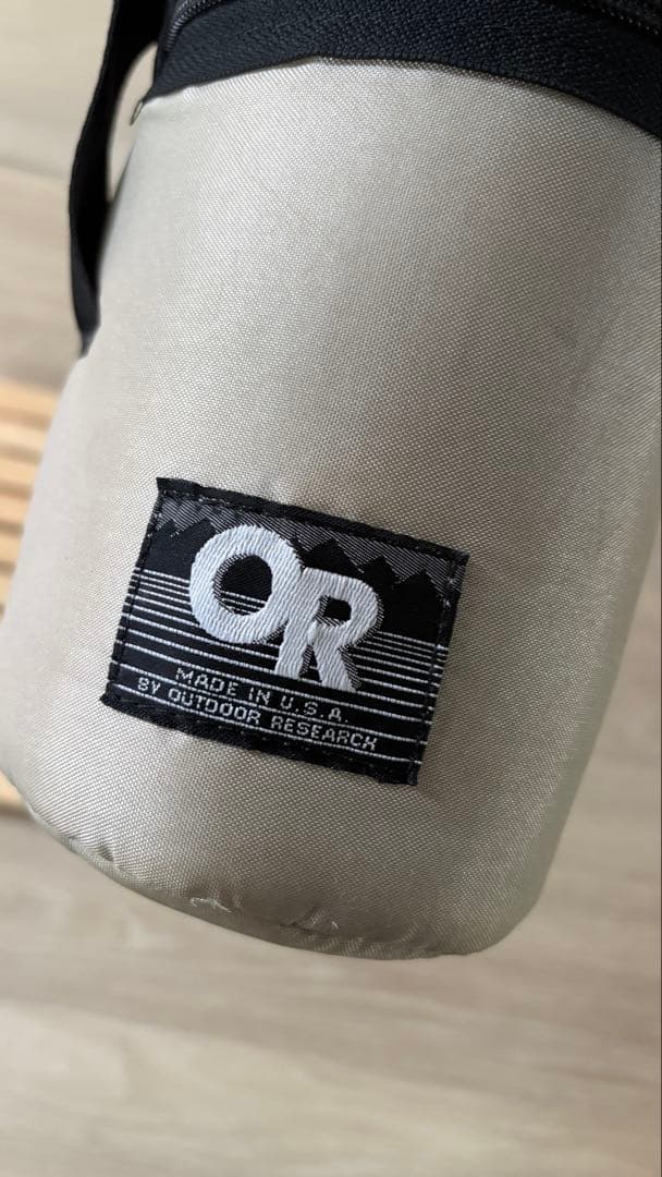 Outdoor Research ボトルパーカー、ビンテージ、旧ロゴ、色褪せ有り