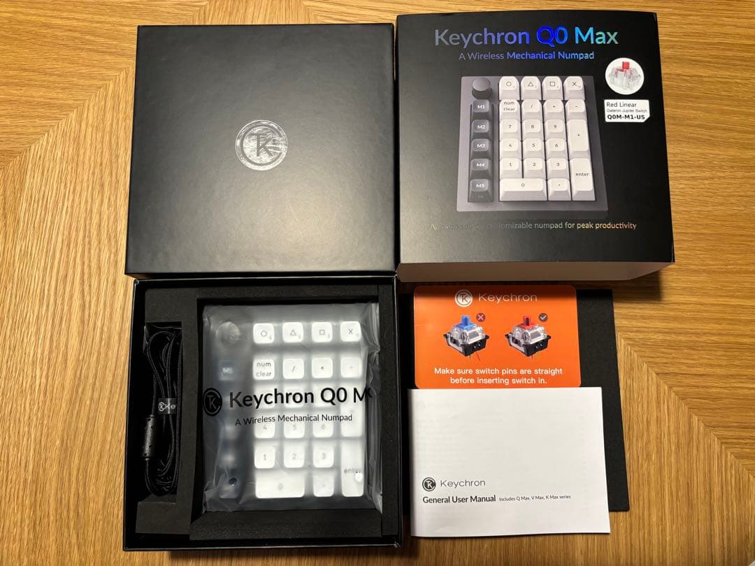 【美品】Keychron Q0 Max ワイヤレステンキー