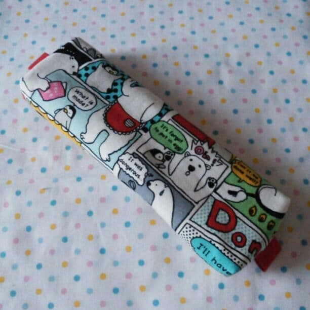 売り切れ しろくまペンケース　ぞうさん防水撥水ラミネート