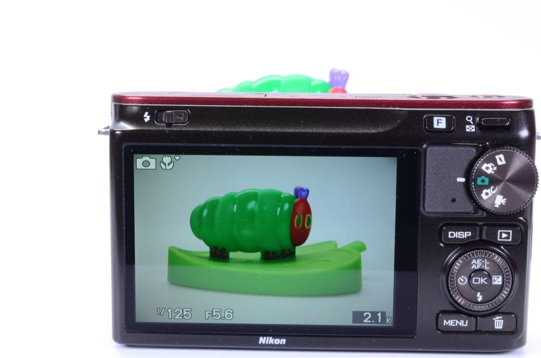 【美品】Nikon 1 J2 ダブルズームキット ワインレッド｜S数494回