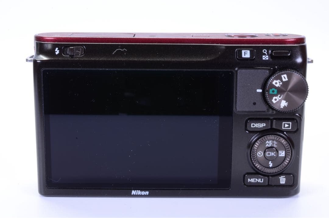 【美品】Nikon 1 J2 ダブルズームキット ワインレッド｜S数494回