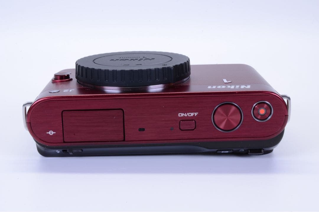 【美品】Nikon 1 J2 ダブルズームキット ワインレッド｜S数494回