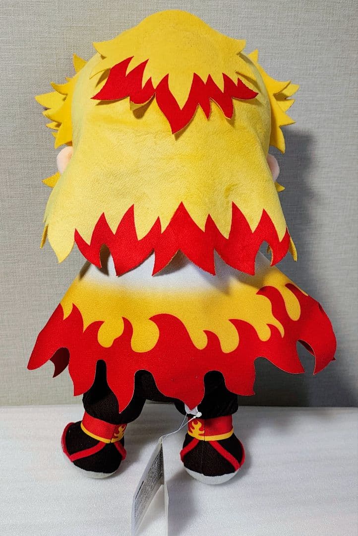 鬼滅の刃 煉獄杏寿郎 くったりぬいぐるみ タグ付き