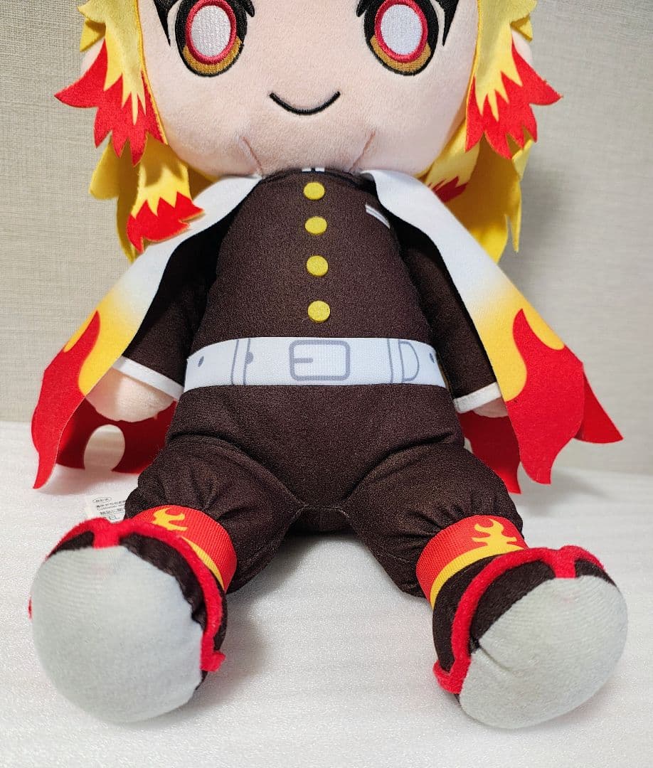 鬼滅の刃 煉獄杏寿郎 くったりぬいぐるみ タグ付き