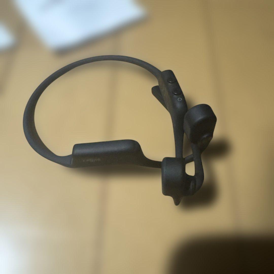 【極美品】Shokz OpenComm2 骨伝導ヘッドセット ブラック C110